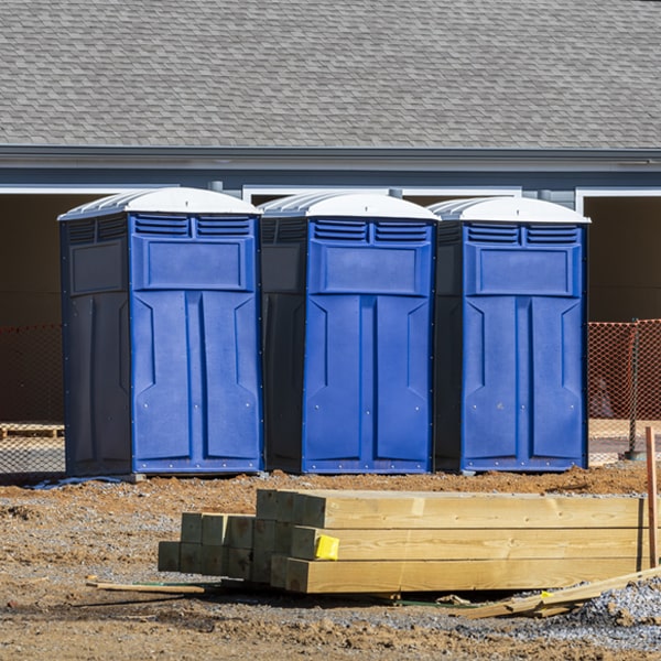 are there different sizes of portable toilets available for rent in Knox ND